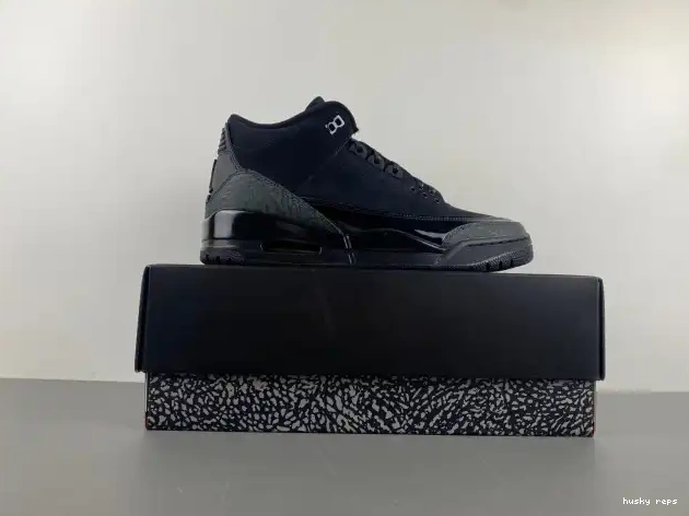 Rep Husky Air 3 Jordan Black Cat CT8532-001 0404